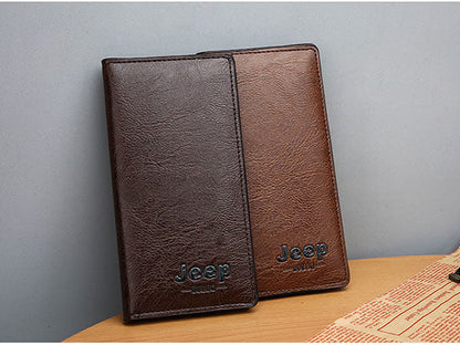 (Buy 1 Get 1 free )Jeep Leather Imported Branded Wallet