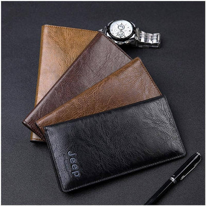 (Buy 1 Get 1 free )Jeep Leather Imported Branded Wallet