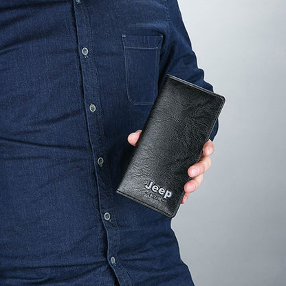 (Buy 1 Get 1 free )Jeep Leather Imported Branded Wallet