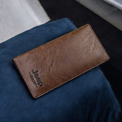(Buy 1 Get 1 free )Jeep Leather Imported Branded Wallet