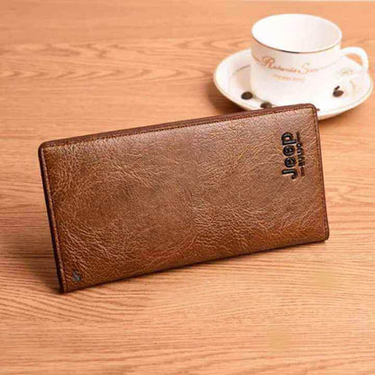 (Buy 1 Get 1 free )Jeep Leather Imported Branded Wallet