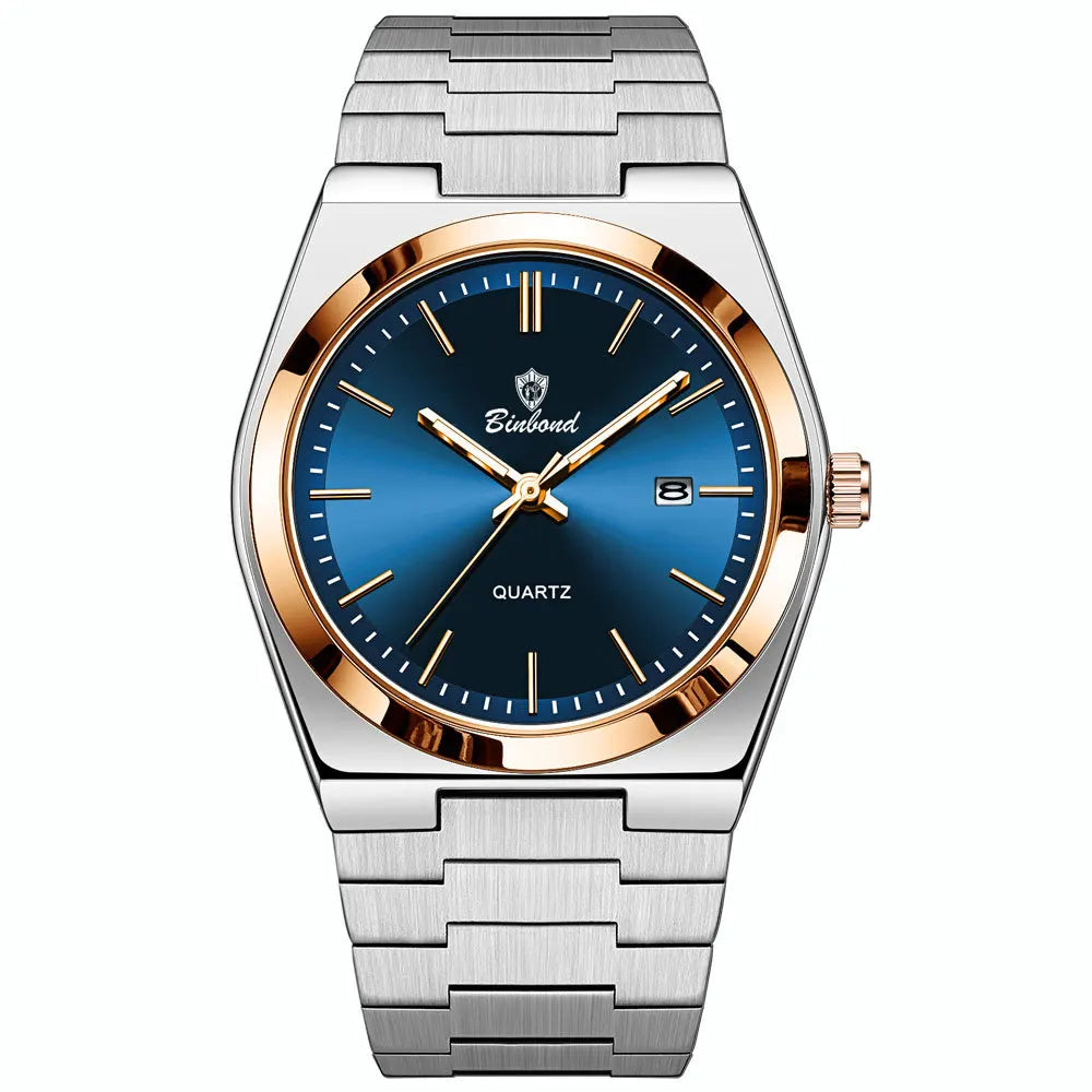 Men Watch Simple Business Ultra Thin High Quality Stainless Steel Watch